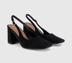 Morris Chisel Toe Block Heels Slingback
