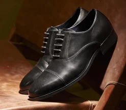 Myddle Punch Detail Toe Cap Oxford Shoes