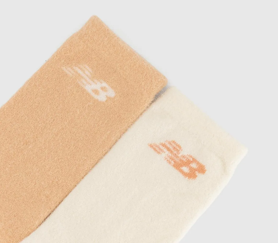 New Balance Shaggy Like Crew 2 Pack Socks