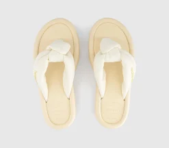 Over Puffed Flip Flops