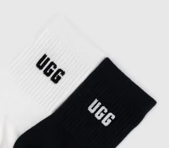 Quinlin Logo Quarter 2 Pack Socks