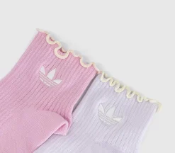 Ruffle Ankle 2 Pack Socks