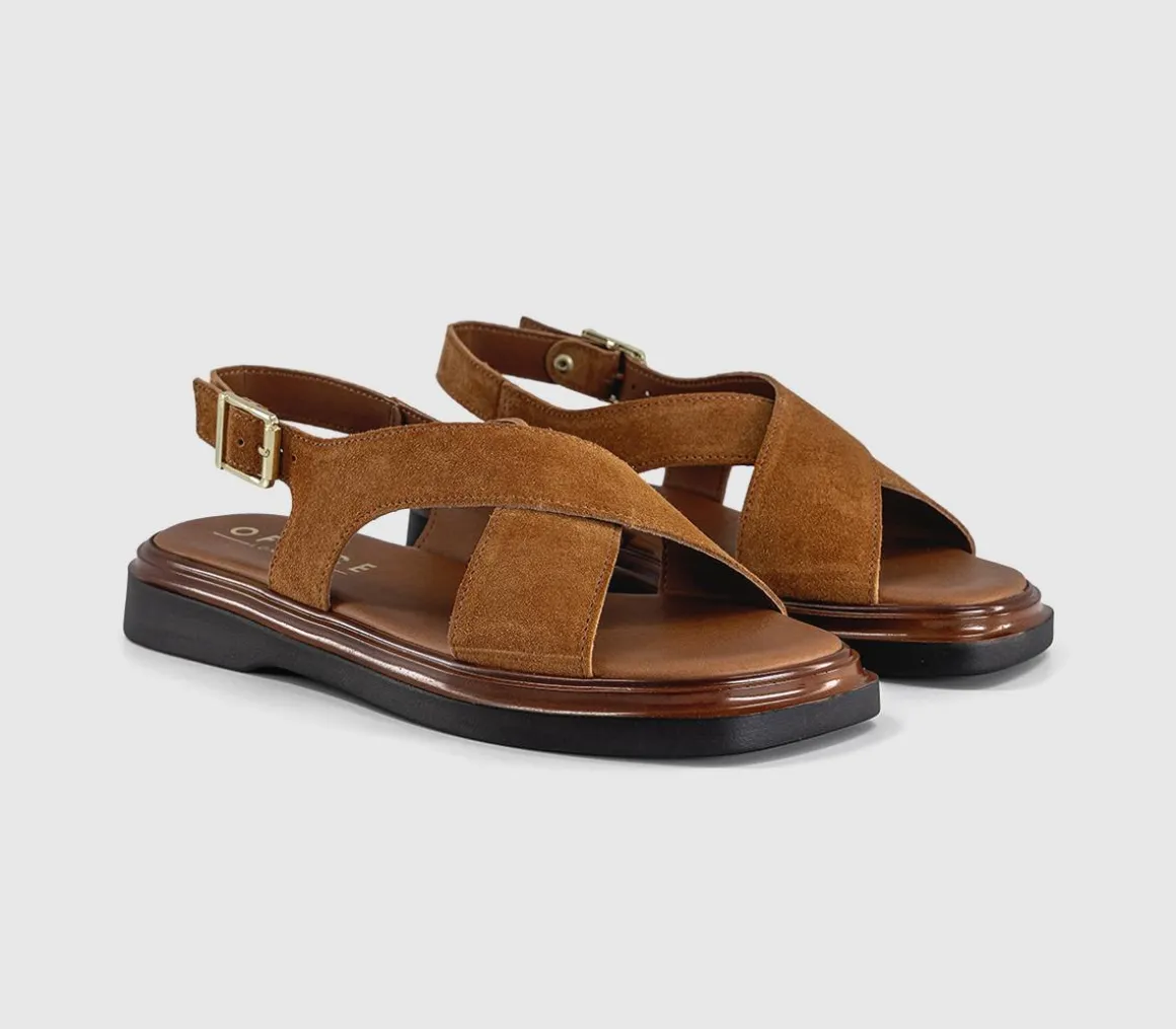 Sandi Crossover Slingback Sandals