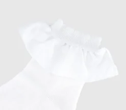 Satin Frill Socks