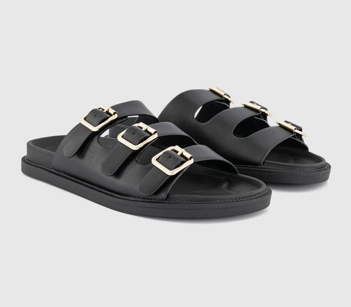 Saturn 3 Strap Footbed Sliders