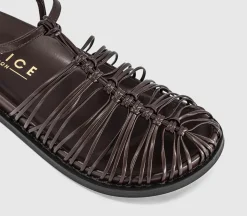 Seraphina Woven Fisherman Footbed Sandals