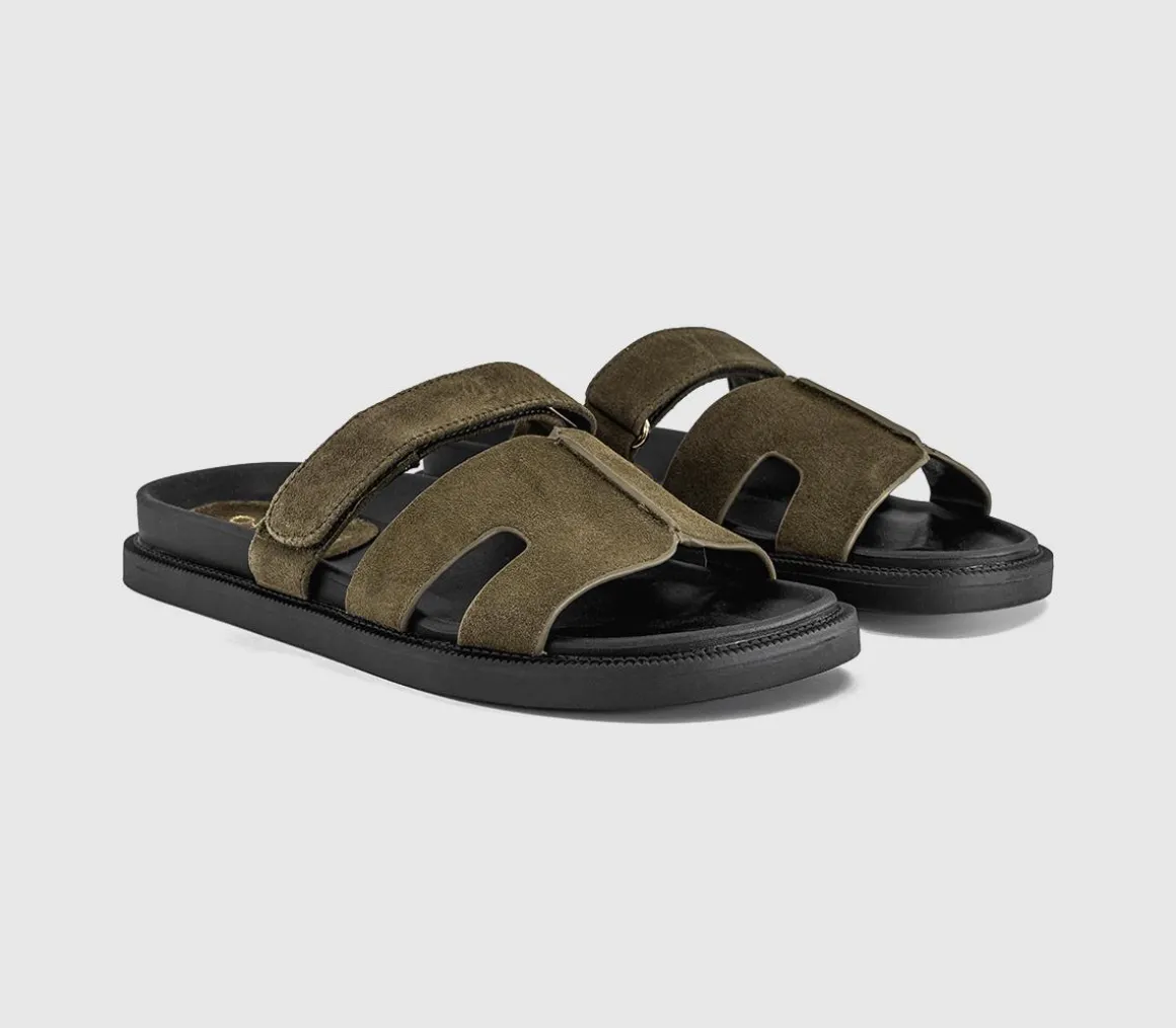 Serena Cut Out Two Strap Footbed Sandals