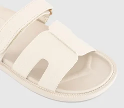 Serena Cut Out Two Strap Footbed Sandals