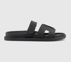 Serena Cut Out Two Strap Footbed Sandals