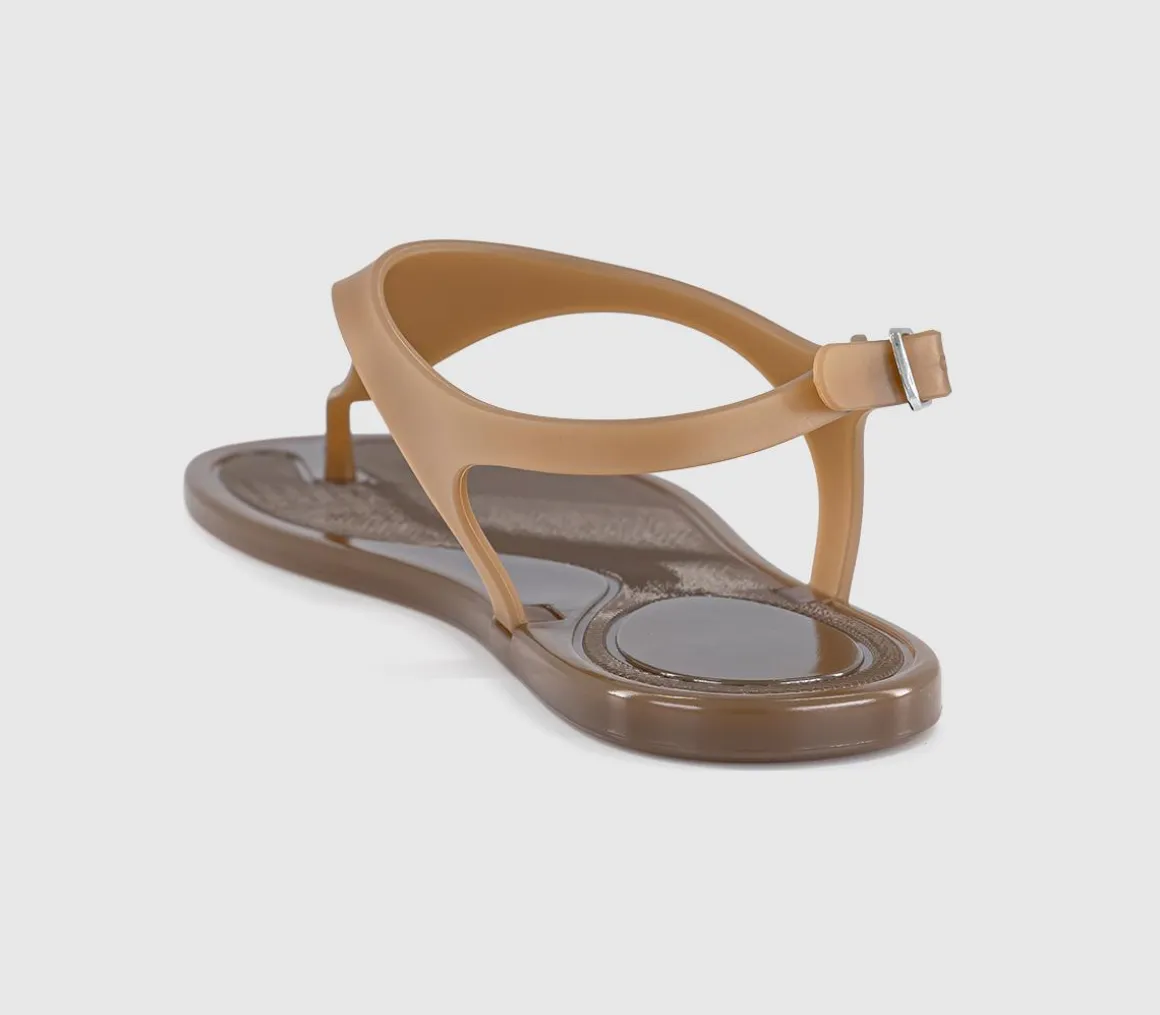 Shake Toe Post Jelly Sandals