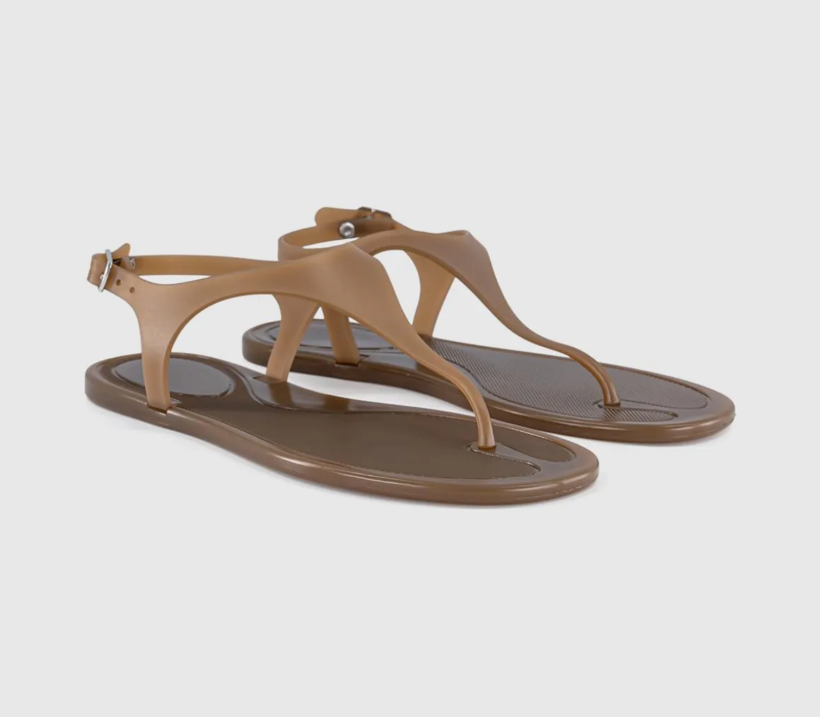 Shake Toe Post Jelly Sandals