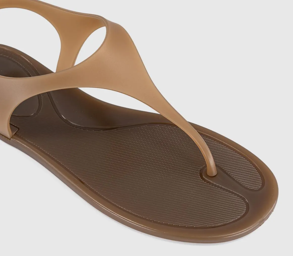 Shake Toe Post Jelly Sandals