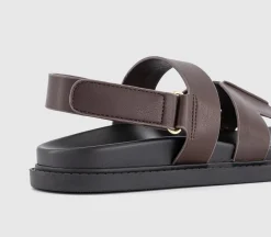 Shelby Slingback Cut Out Footbed Sandals