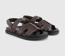 Shelby Slingback Cut Out Footbed Sandals
