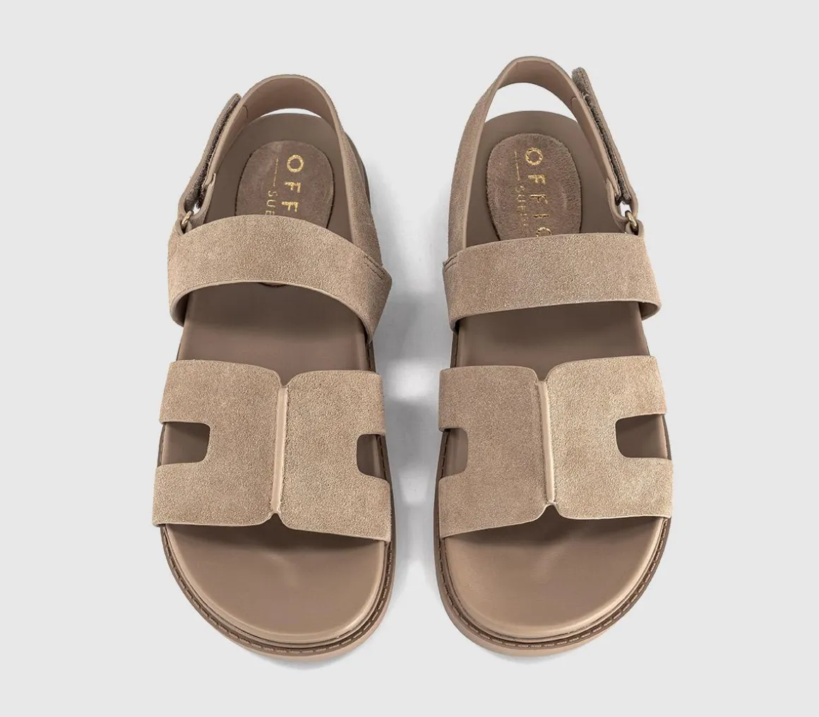 Shelby Slingback Cut Out Footbed Sandals