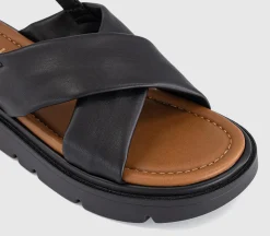 Shore Cross Over Platform Sandals