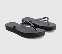 Slim Platform Flip Flops