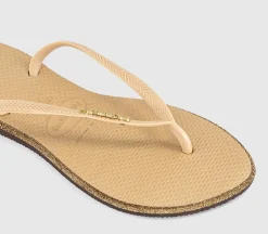 Slim Point Glitter Flip Flops