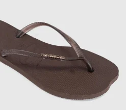 Slim Split Flip Flops