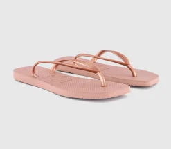 Slim Square Flip Flops