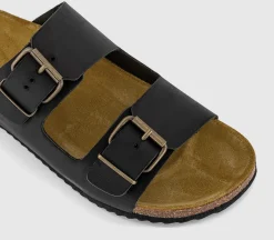 Sully Double Buckle Footbed Sandals