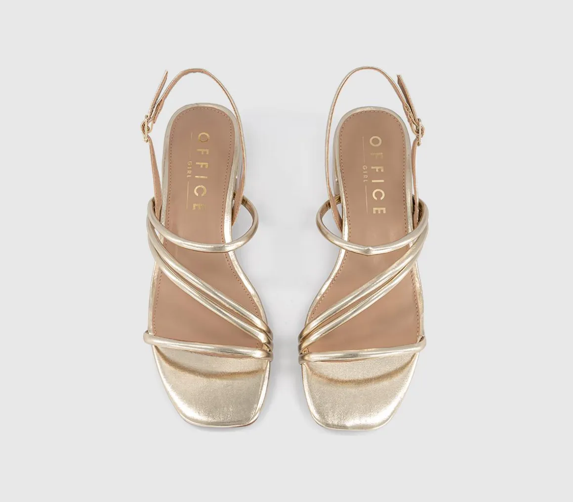 Swish Asymmetric Strappy Sandals