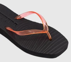 Tapered Platform Flip Flops