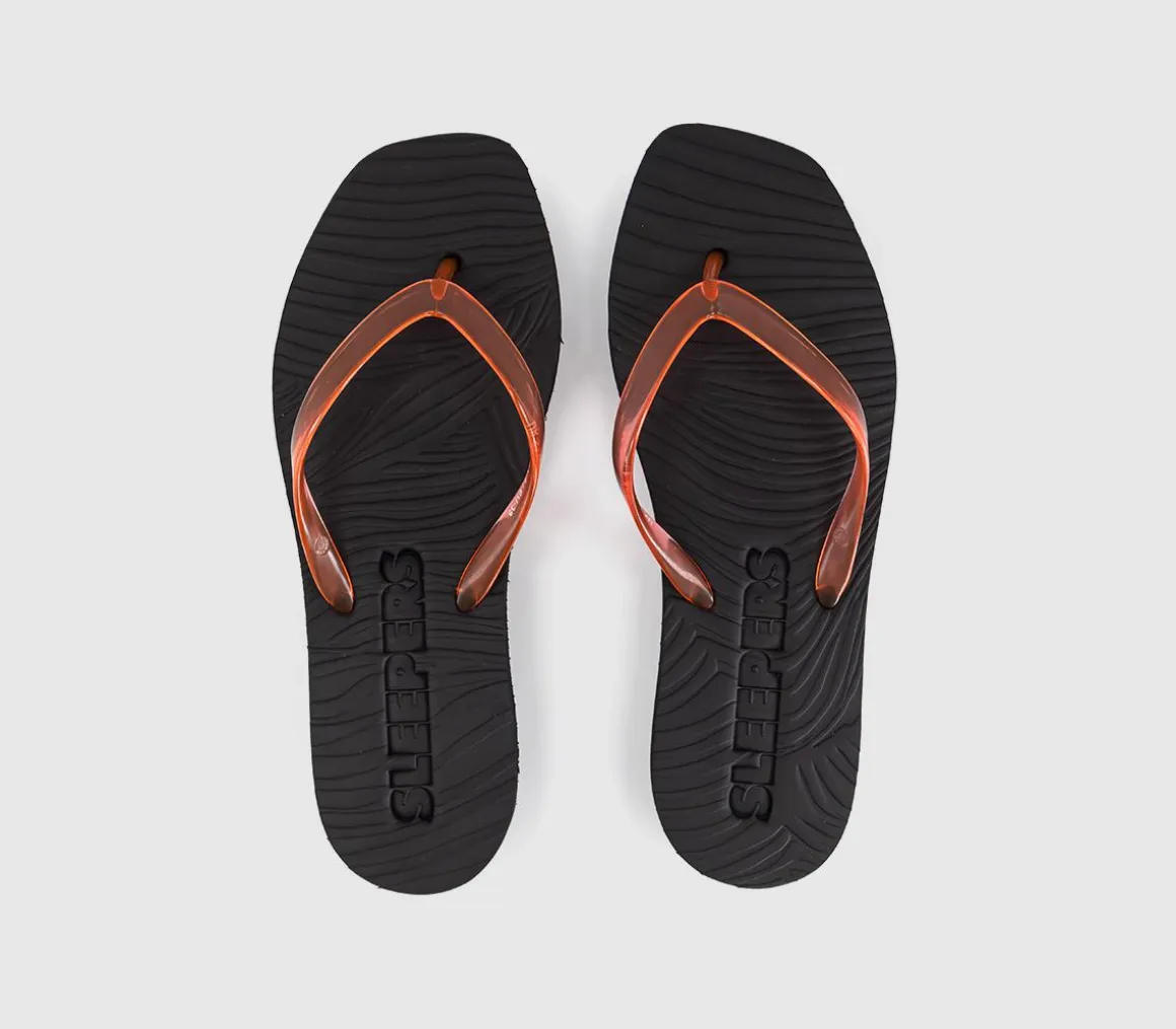 Tapered Platform Flip Flops