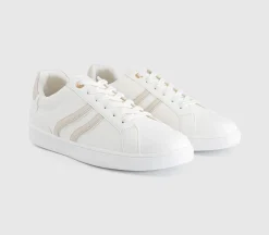 Thistle Stripe Lace Up Trainers