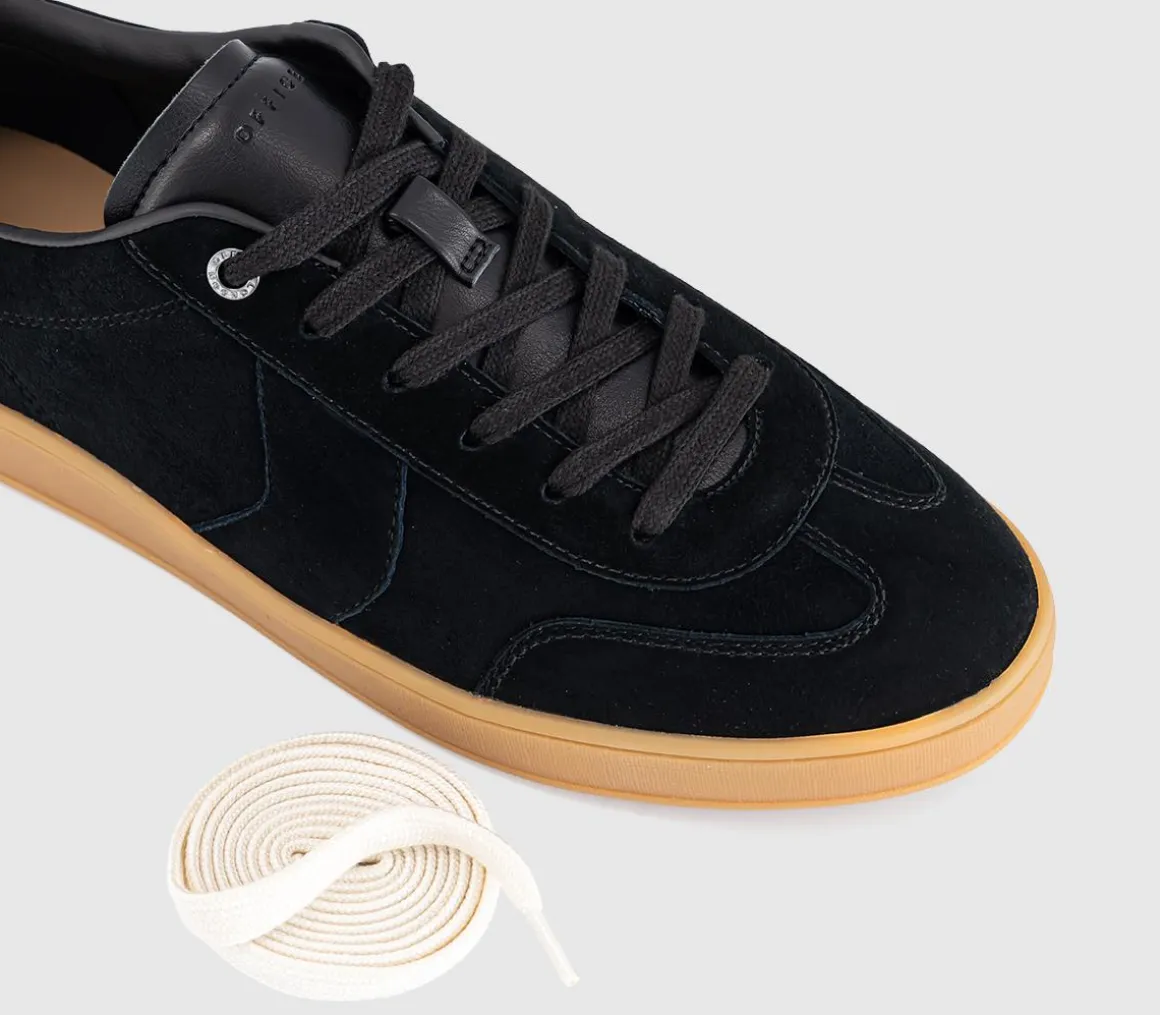 Thrive Lace Up Suede Cup Sole Trainers