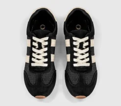 Tropical Mesh Slim Sole Lace Up Trainers